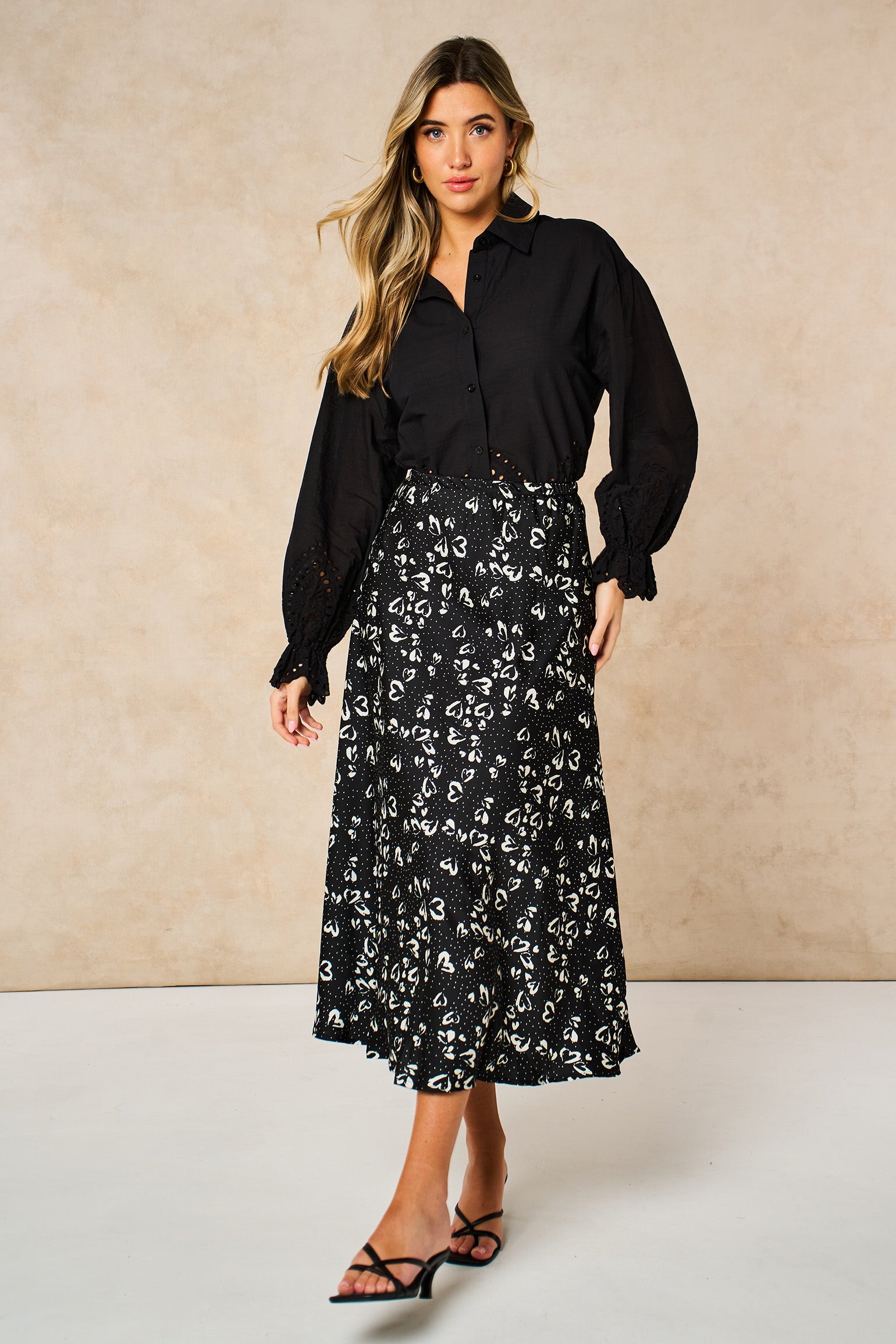 Love-Hearts-Midi-Slip-Skirt-in-Black-posed
