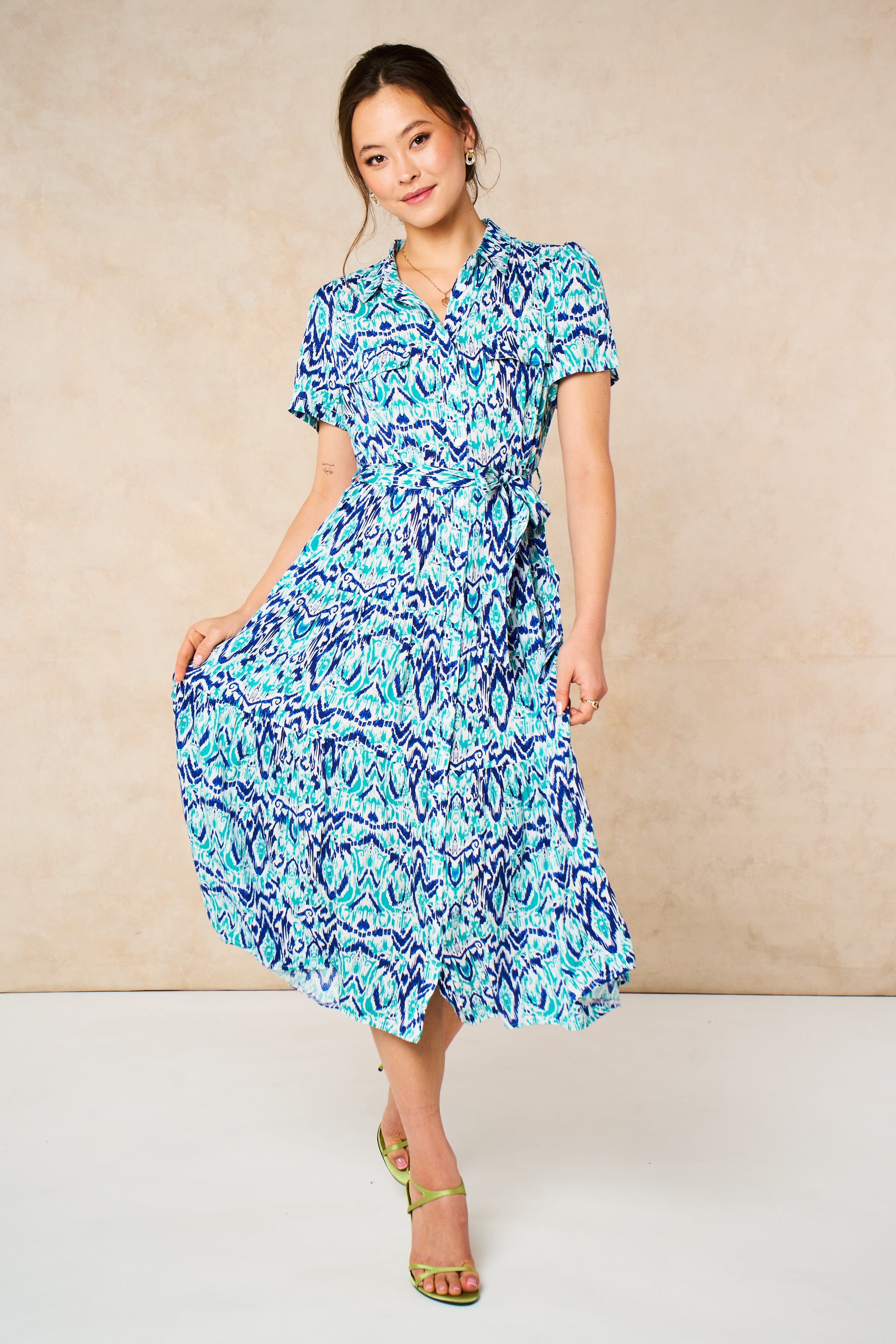 liberty-midi-shirt-dress-blue-aztec