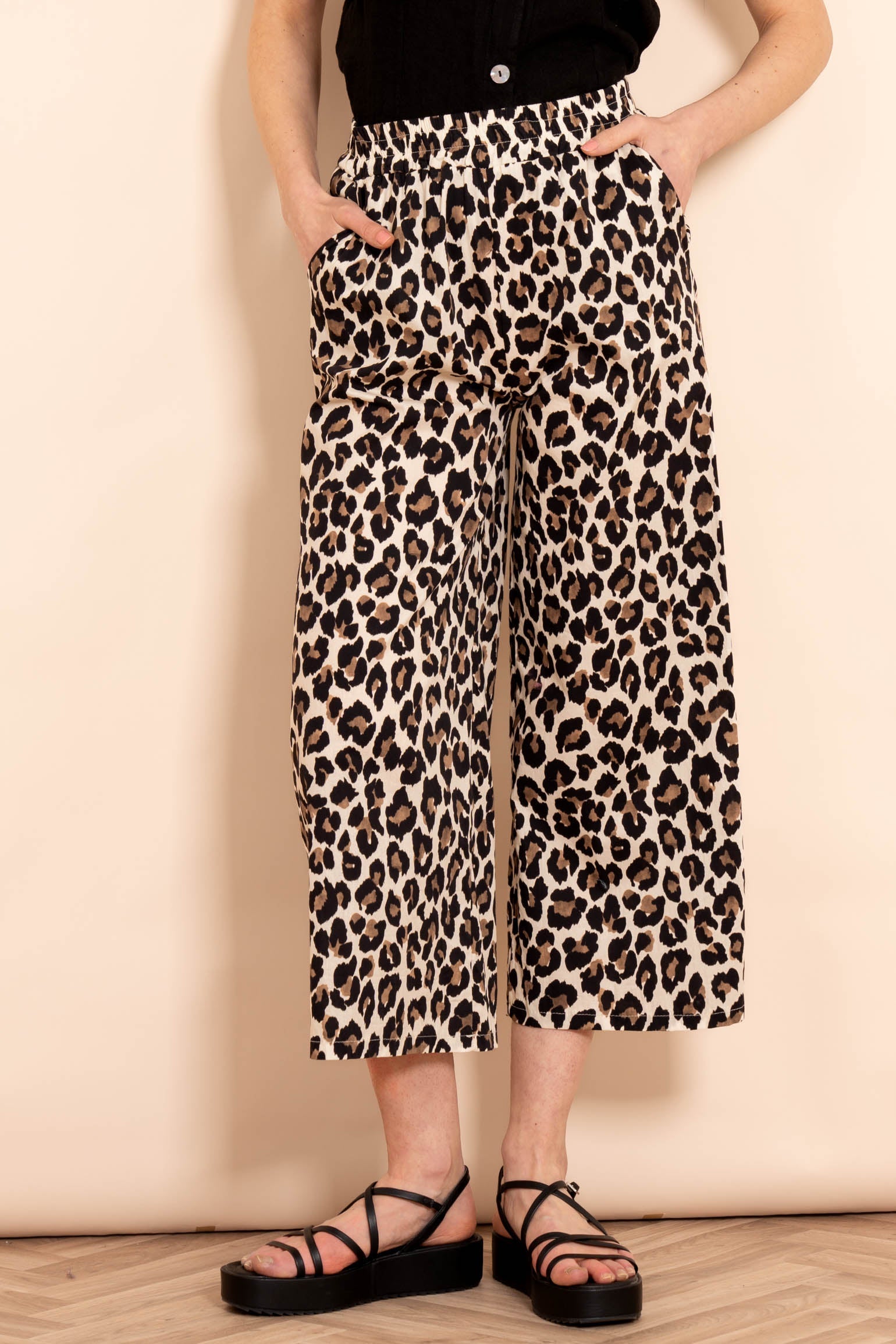 delilah-wide-leg-cropped-cotton-trousers-neutral-leopard-print-front-view