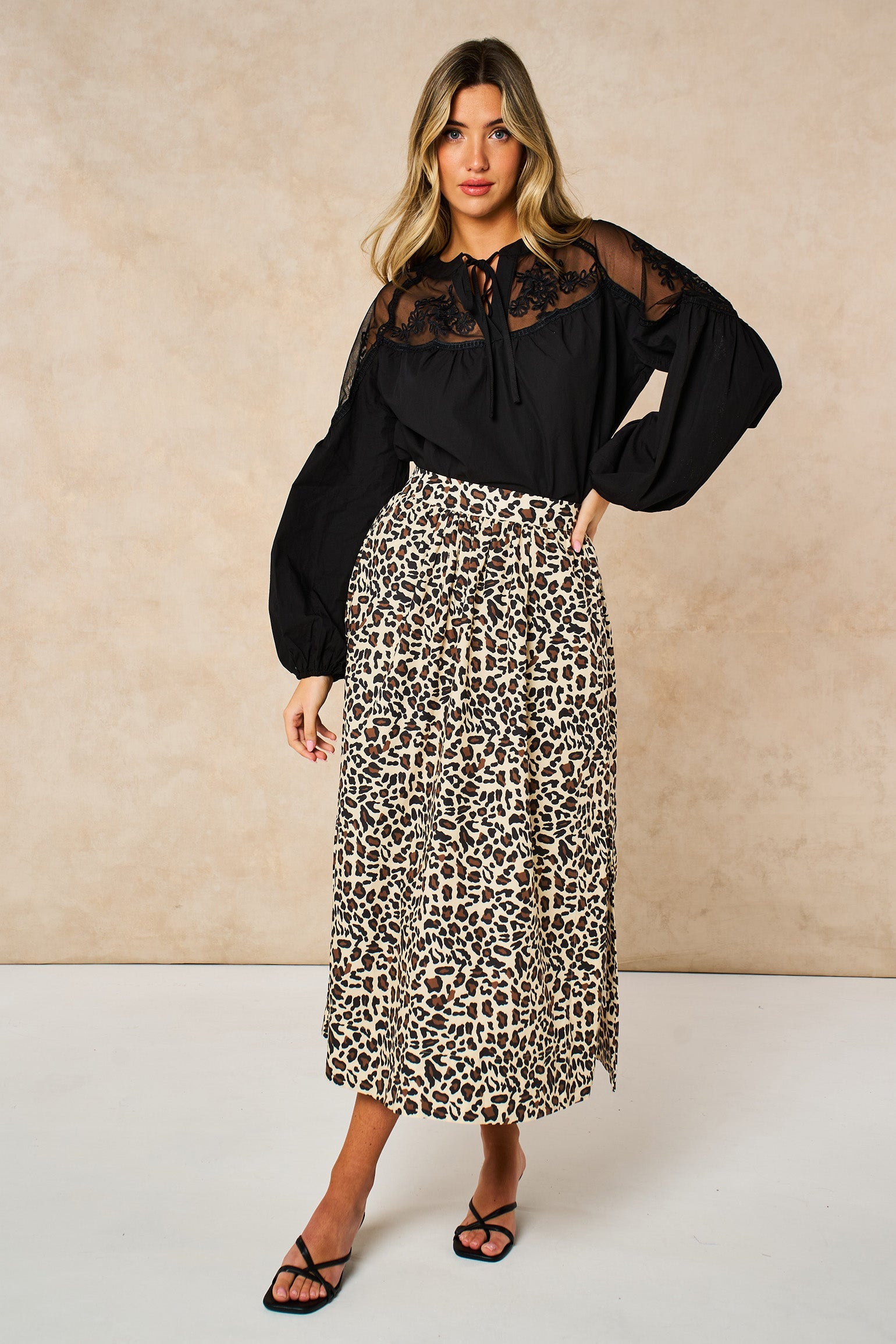Leopard-Print-Cotton-Midaxi-Skirt-in-Neutral-styled