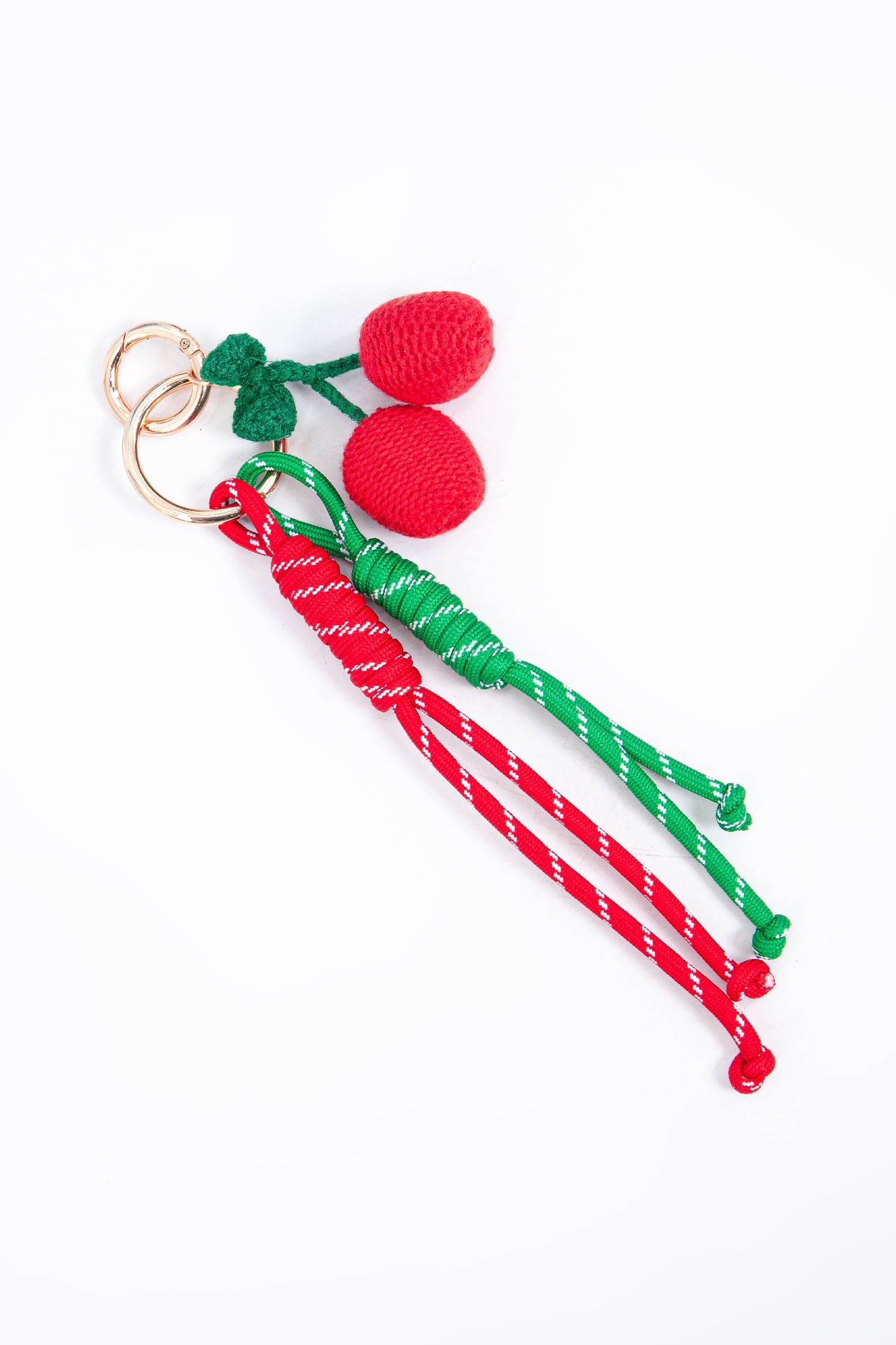 Cherries-Clip-On-Bag-Charm-in-Red-Lying-Flat