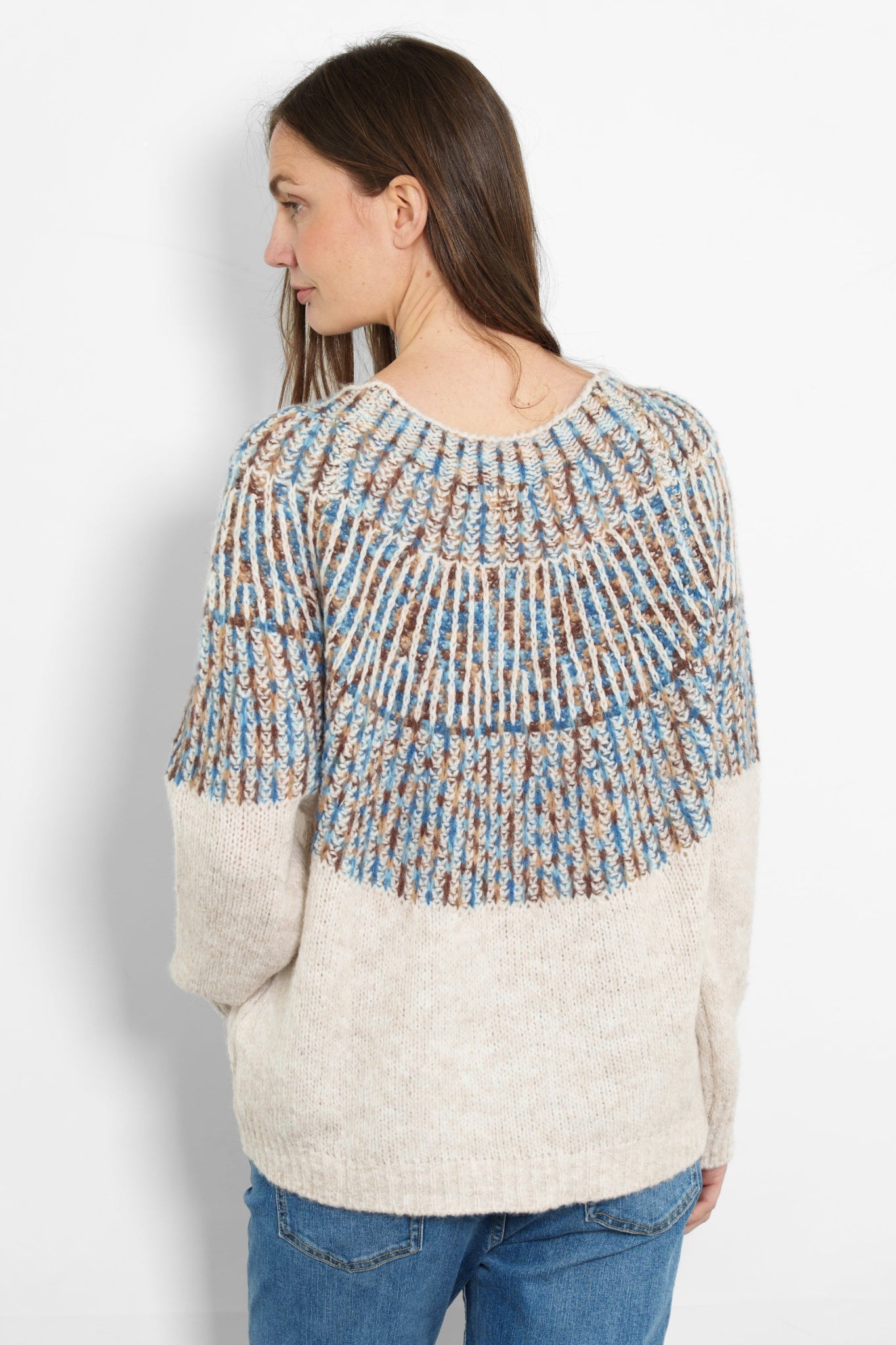 tilda-wool-blend-jumper-cream-blue-scandi-round-neck-rear-view