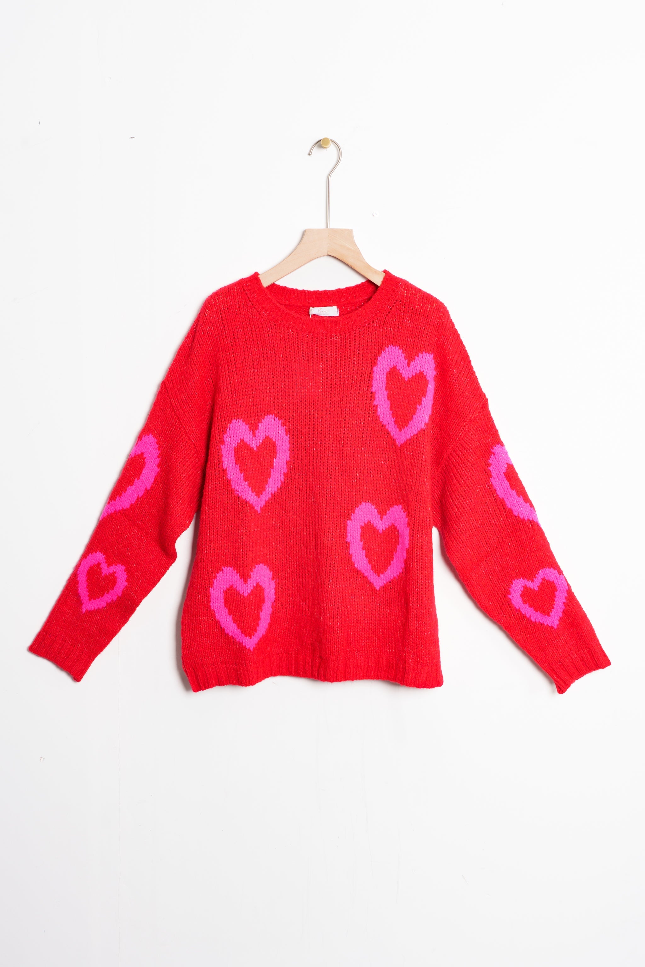 millie-wool-blend-jumper-red-fuchsia-love-hearts-front