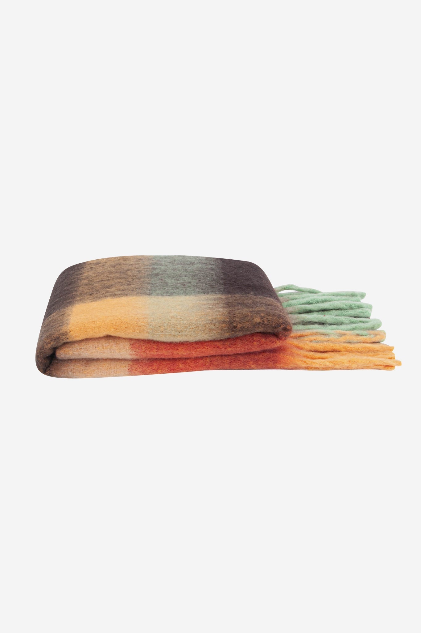 allie-orange-black-colourblock-square-heavyweight-scarf-folded-winter-weight