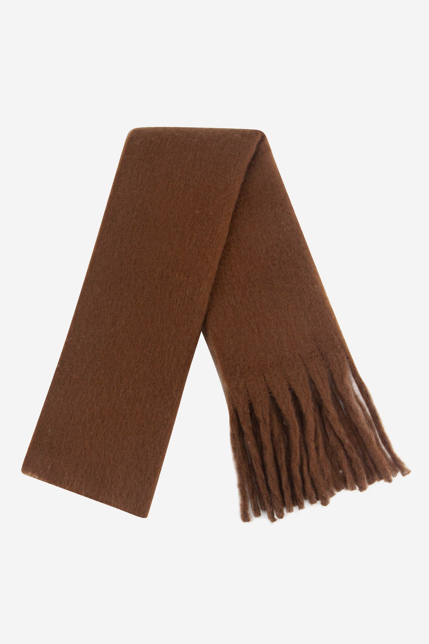 ria-brown-camel-colourblock-heavyweight-scarf-folded-tasselled-fringe
