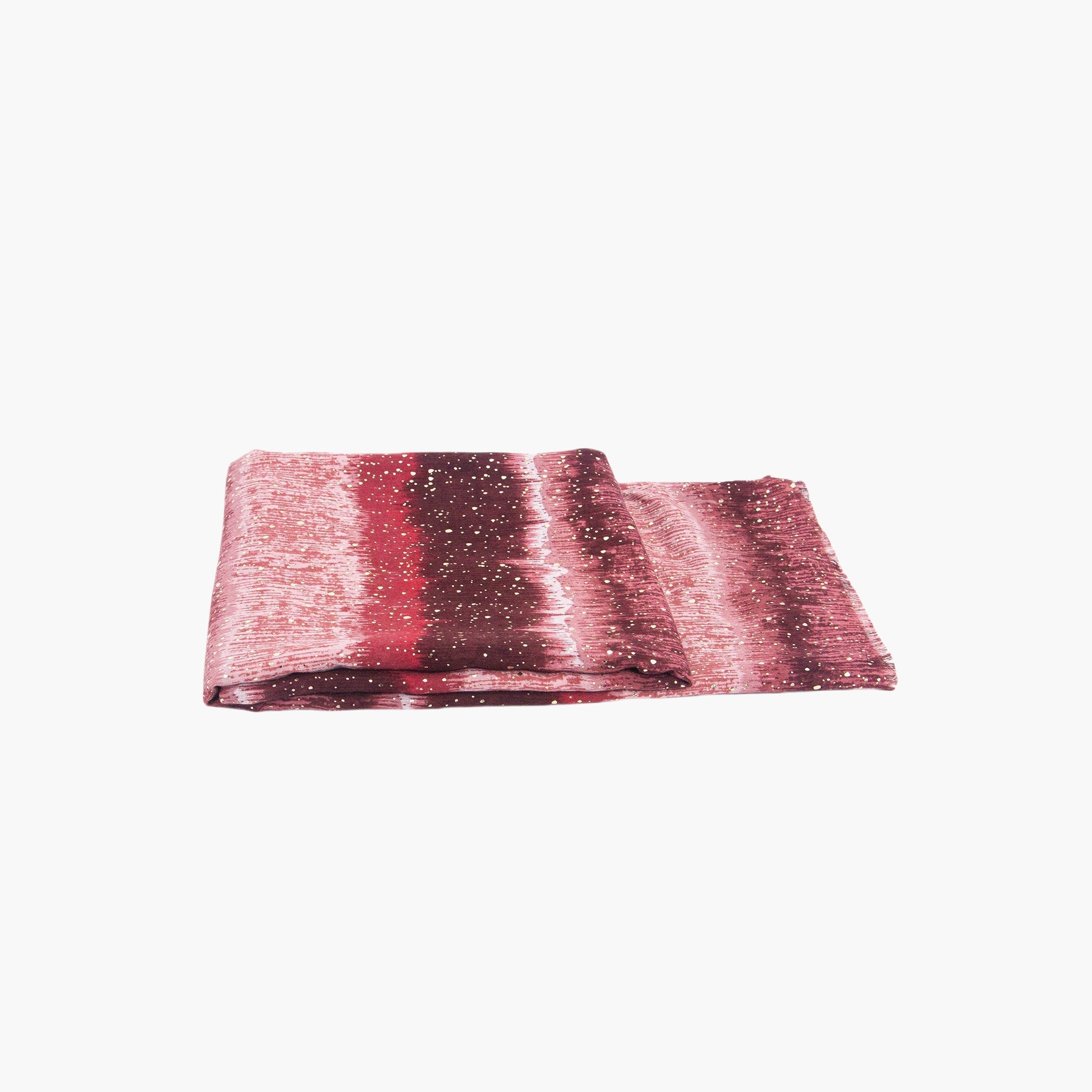 tierney-red-ombre-stripe-lightweight-scarf-folded