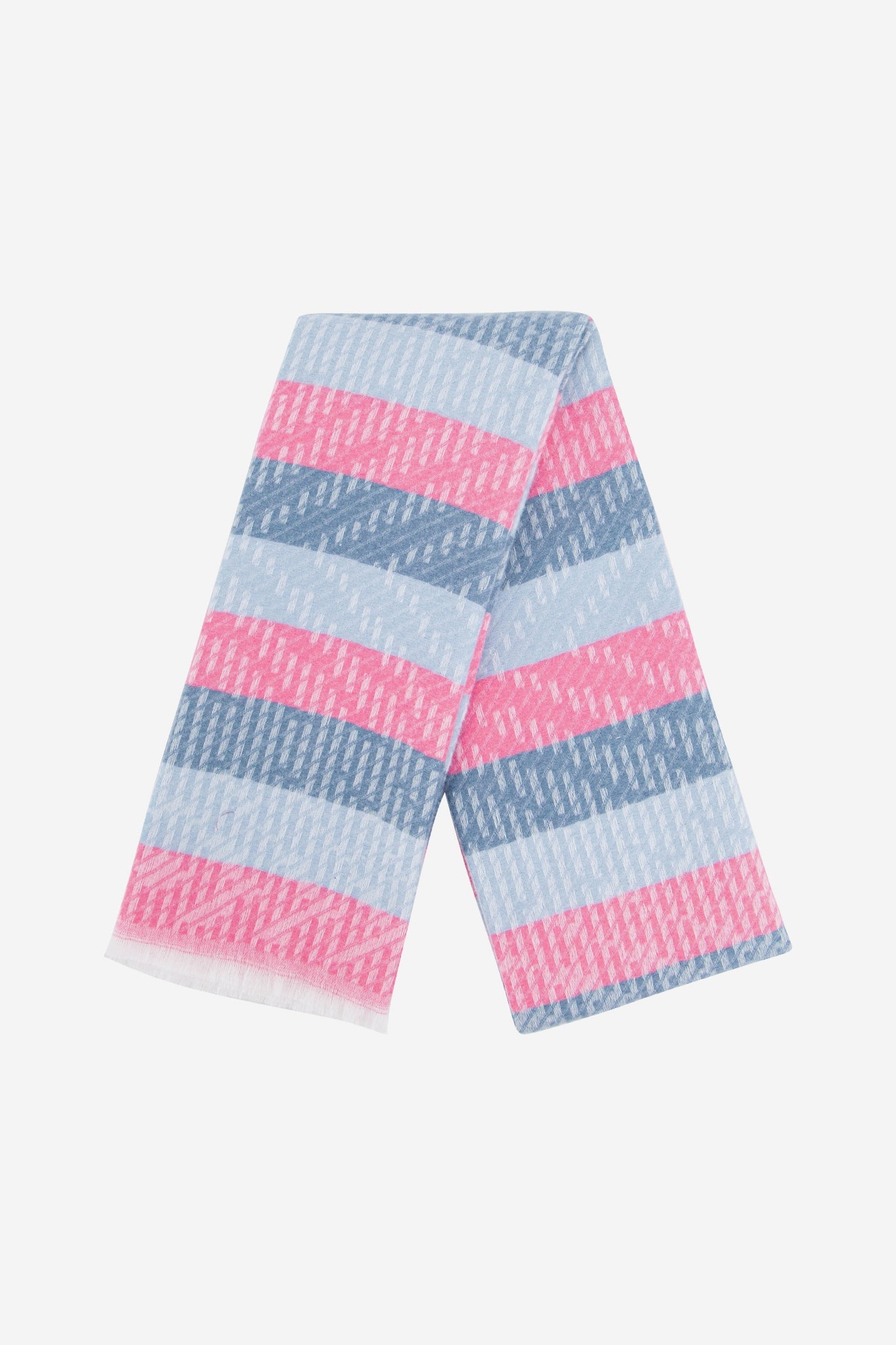 reed-grey-pink-stripe-heavyweight-scarf-folded