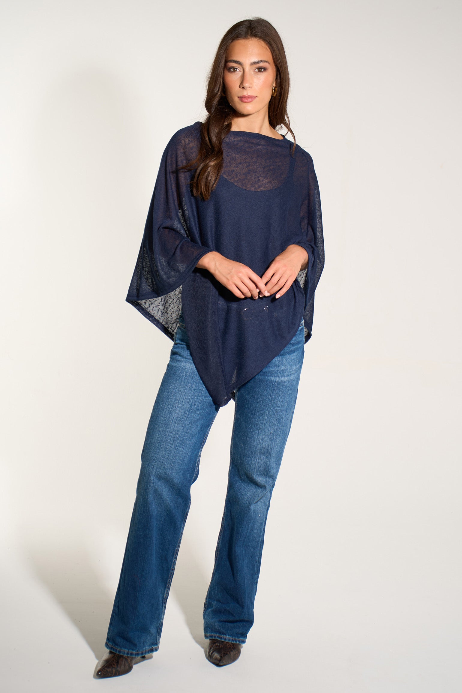 navy-blue-lightweight-fine-knit-poncho
