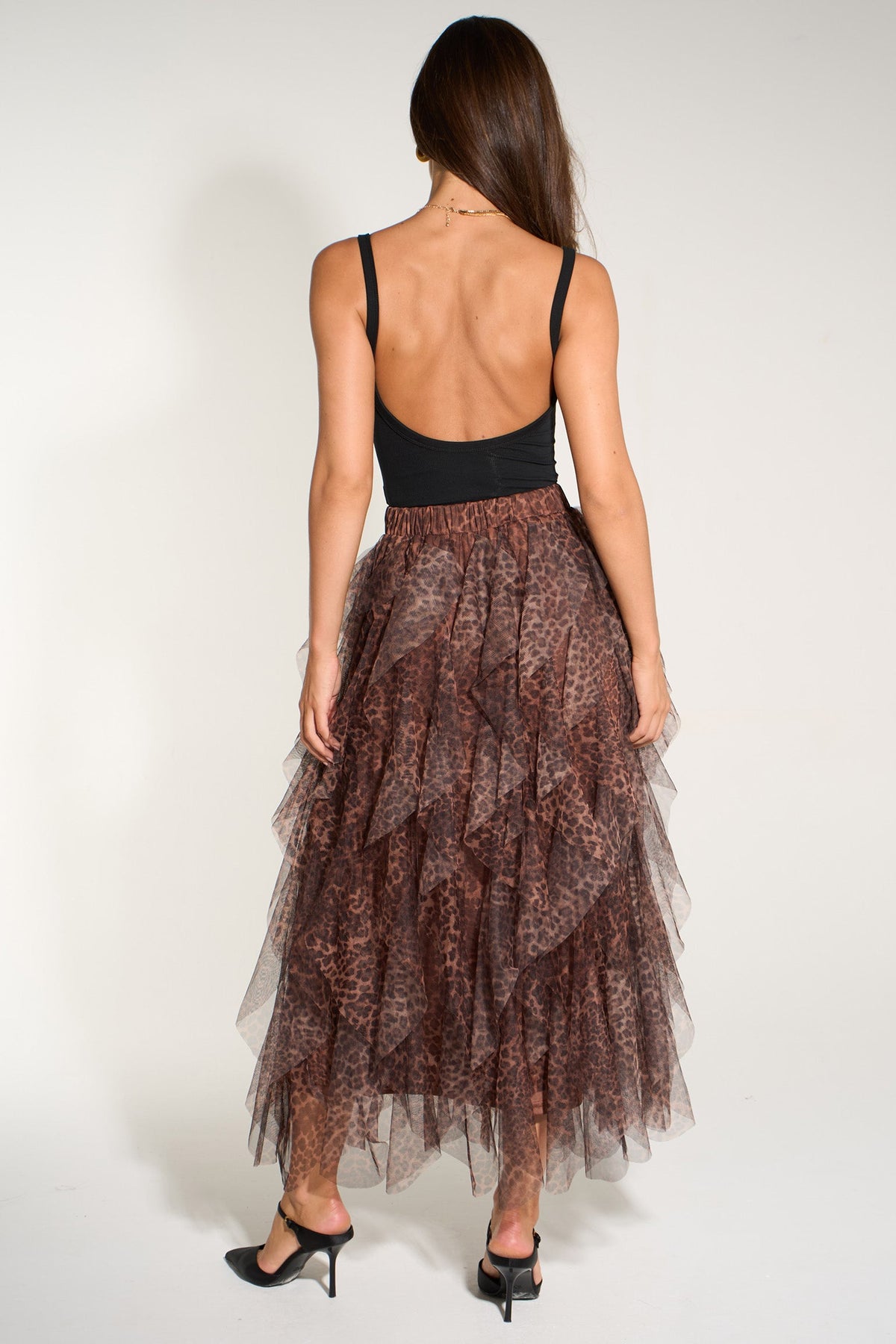 Leopard-Print-Layered-Tulle-Maxi-Skirt-in-Brown