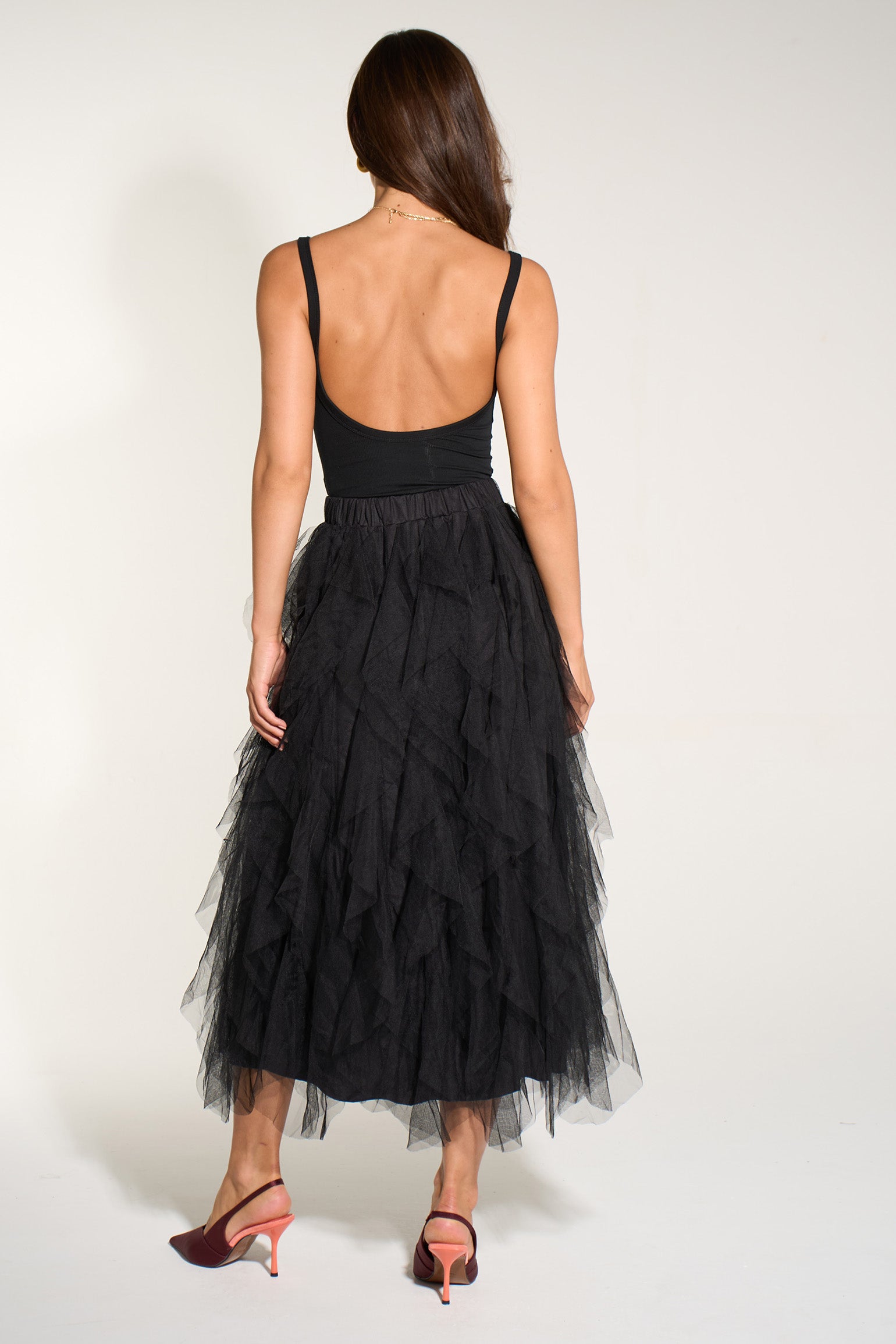 Layla-Black-Layered-Tulle-Maxi-Skirt