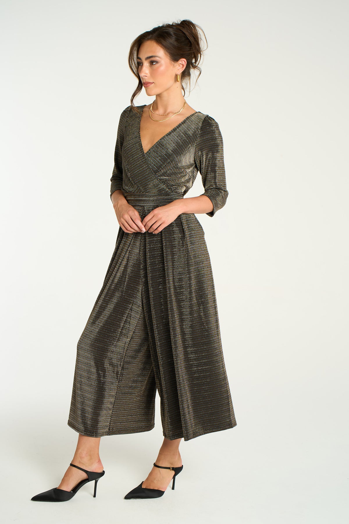 Wide-leg-cropped-jumpsuit-retro-gold-and-silver-glitter