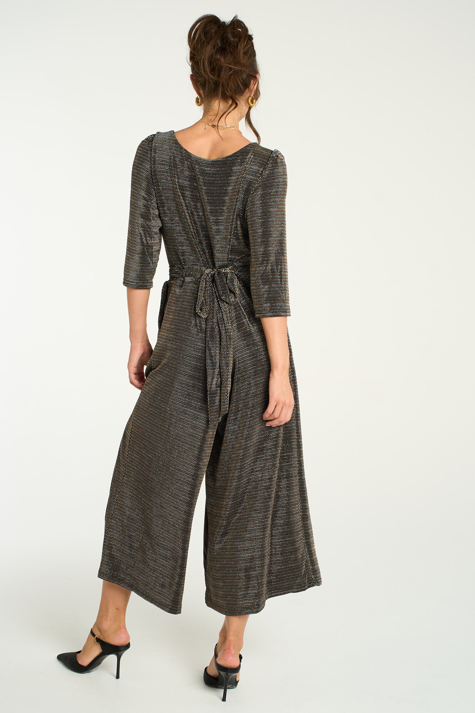 Wide-leg-cropped-jumpsuit-retro-gold-and-silver-glitter
