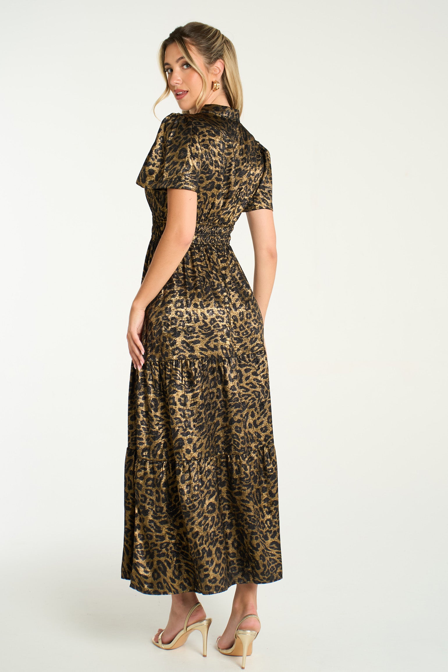 roxy-tiered-maxi-dress-gold-metallic-leopard