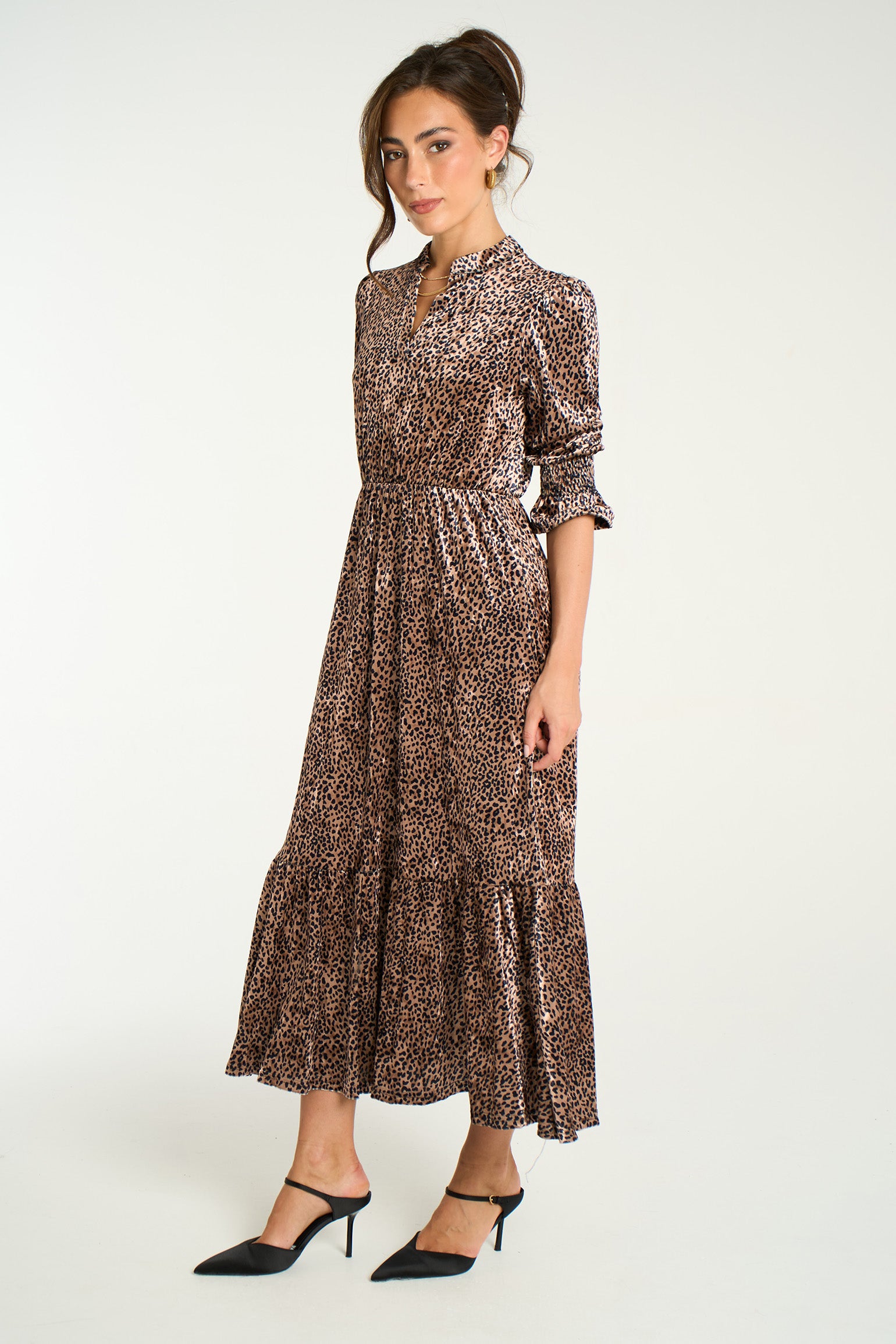 v-neck-velvet-leopard-midaxi-dress
