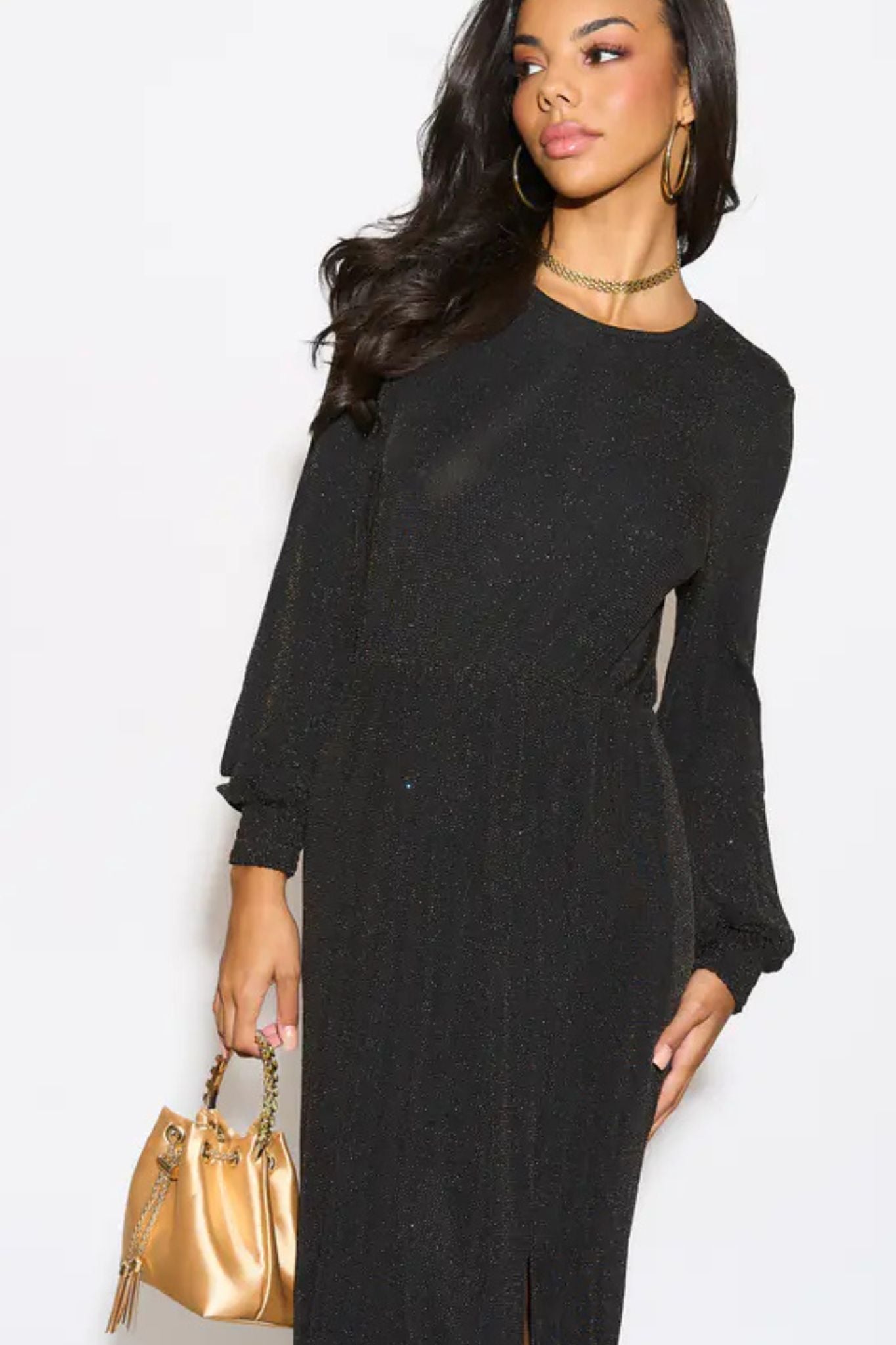 ella-round-neck-bodycon-midaxi-dress-bronze-glitter-4