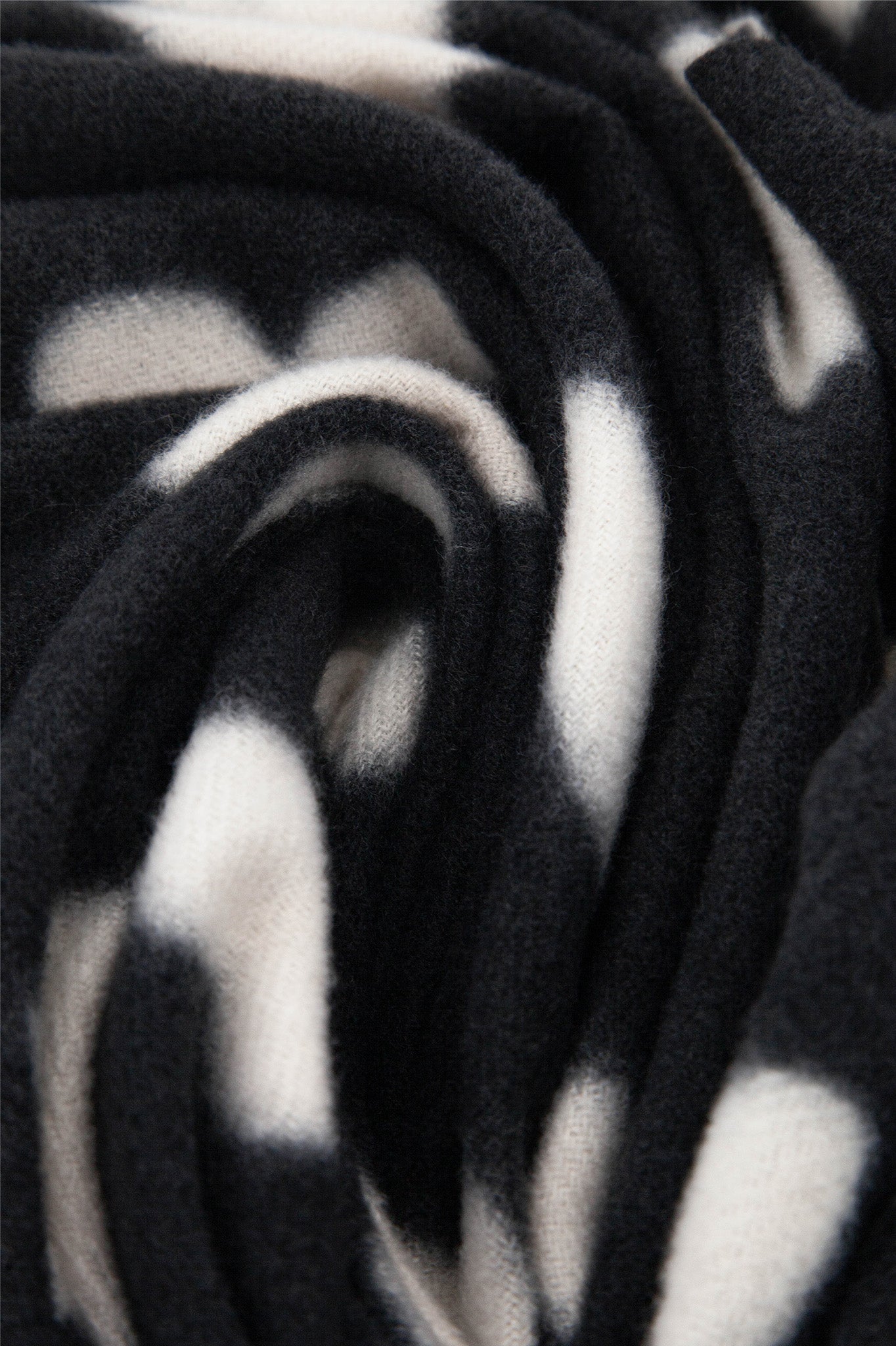 jessie-black-white-hearts-lightweight-scarf-close-up-material